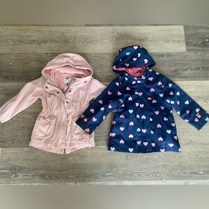 Kids Pink and Navy Heart Jackets